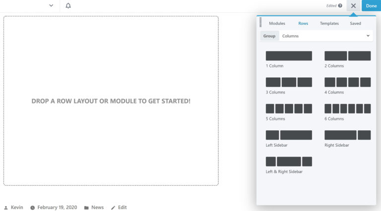 Beaver Builder Columns