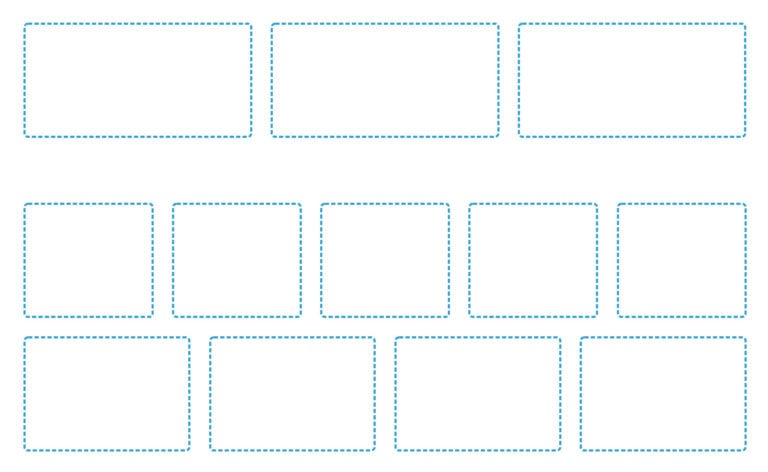 Outline of Rows and Columns