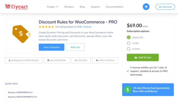 The Discount Rules for WooCommerce plugin