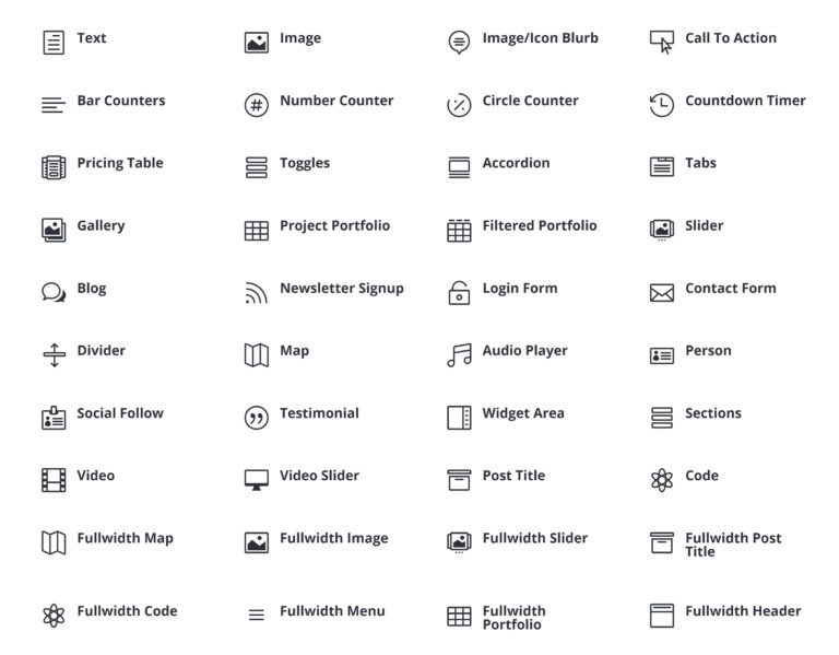 Divi Builder Content Modules