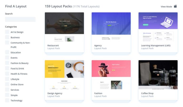 Divi Layout Library