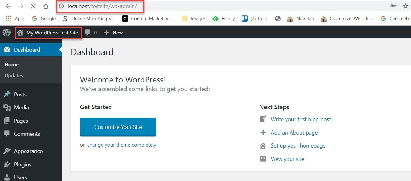 Install WordPress Locally