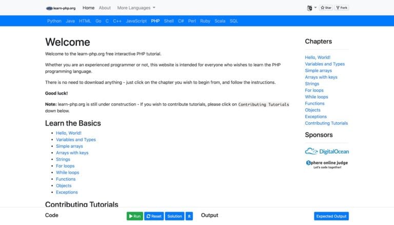 Learn-PHP.org