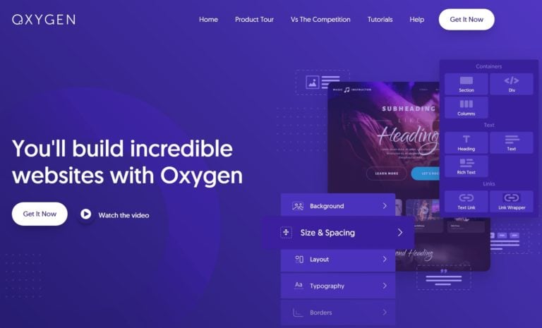 Oxygen Theme Builder