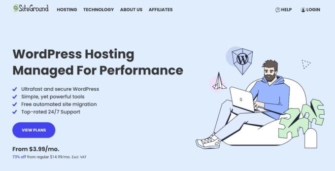 SiteGround WordPress hosting