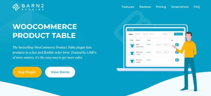 WooCommerce Product Table