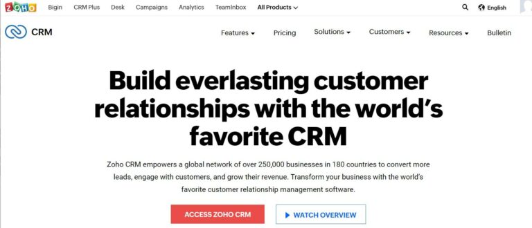 Zoho CRM