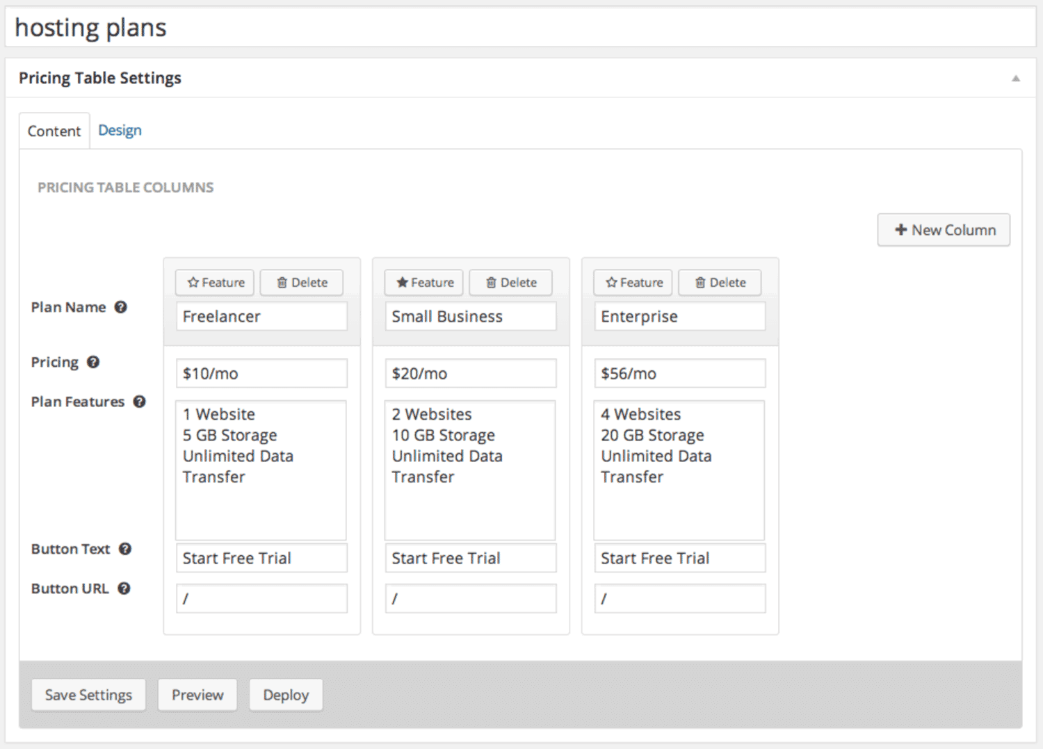 Easy Pricing Tables 03