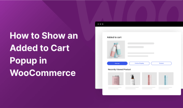 How to show an added to cart popup in WooCommerce, featured image