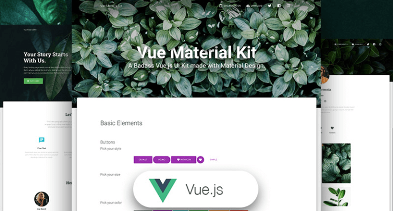 Vue Material Kit