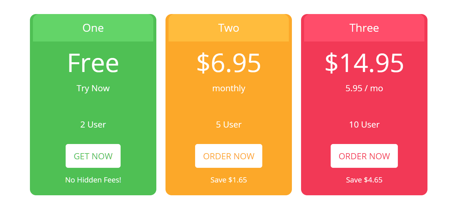 Pricing Table Plugin 01