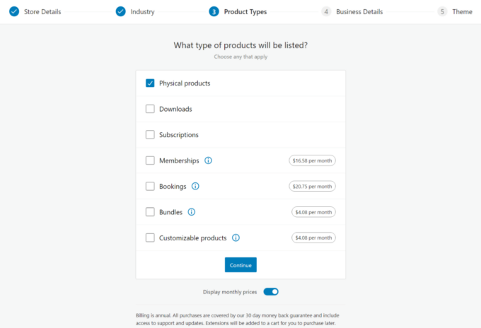 Product types