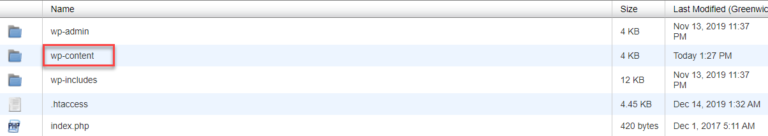 WP-Content Folder